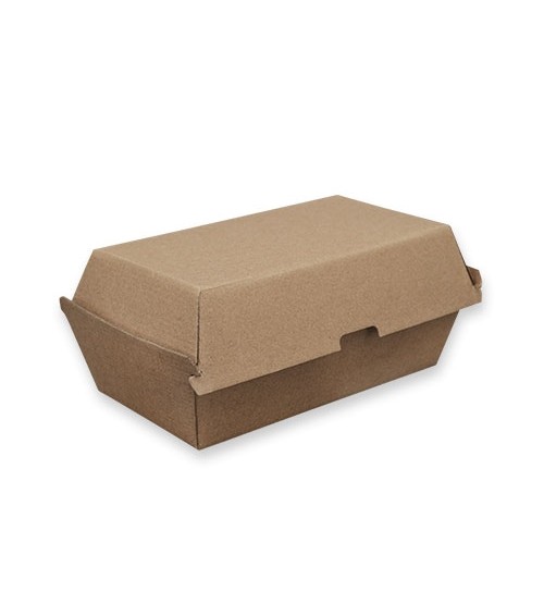 Brown Kraft Board Snack Box Regular