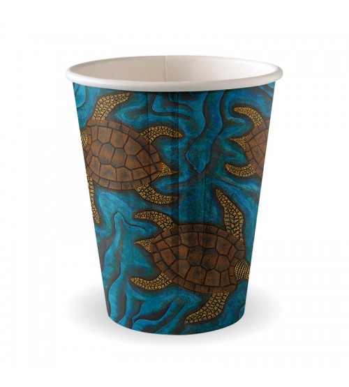 390ML / 12OZ (90MM) INDIGENOUS ART DOUBLE WALL BIOCUP - GST Included