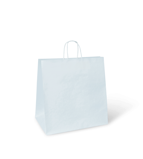 DETPAK JUMBO TWIST HANDLE BAG WHITE - GST Included