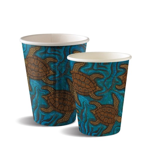 255ML / 8OZ (80MM) INDIGENOUS ART DOUBLE WALL BIOCUP - GST Included
