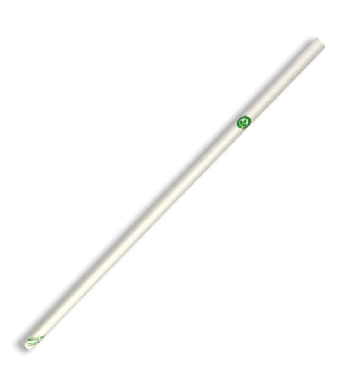 BIOPAK 6MM REGULAR WHITE STRAW