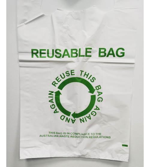 Plastic Reusable Carrier Bag Large