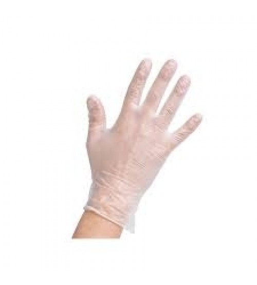 Vinyl Clear Powder Free Glove Medium