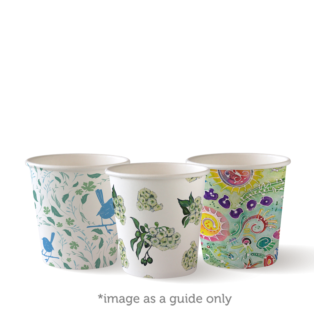 120ML / 4OZ ART SERIES SINGLE WALL BIOCUP - GST Included - BioPak ...