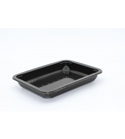 9 X 7 X 30 SMOOTH WALL SKIN TRAY / BLACK