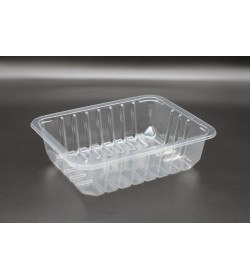 9 X 7 X 60 RIBBED A-PET TOP SEAL TRAY