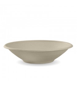 BIOPAK 800ML / 24OZ NATURAL BIOCANE BOWL - GST Included