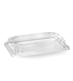 BIOPAK LARGE BIOCANE SUSHI TRAY PLA LID