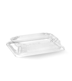 BIOPAK MEDIUM BIOCANE SUSHI TRAY PLA LID