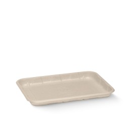 BIOPAK 7X5” BIOCANE PRODUCE TRAY (19X14X2CM) - GST INCLUDED