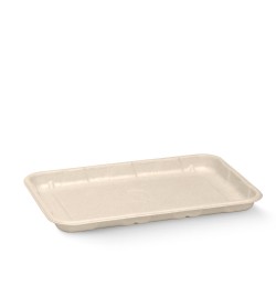 BIOPAK 8X5” BIOCANE PRODUCE TRAY (21X14X2CM) - GST INCLUDED