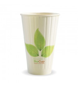 460ML / 16OZ (90MM) LEAF DOUBLE WALL BIOCUP - GST Included