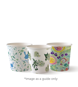 120ML / 4OZ ART SERIES SINGLE WALL BIOCUP - GST Included