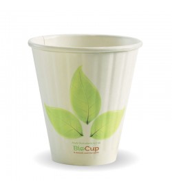 295ML / 8OZ (90MM) LEAF DOUBLE WALL BIOCUP - GST Included