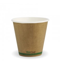 295ML / 8OZ (90MM) KRAFT GREEN STRIPE DOUBLE WALL BIOCUP - GST Included