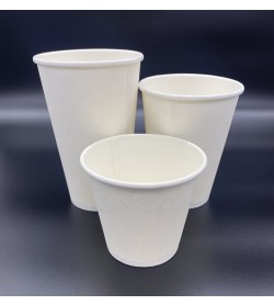 Single Wall Coffee Cup 4oz White  