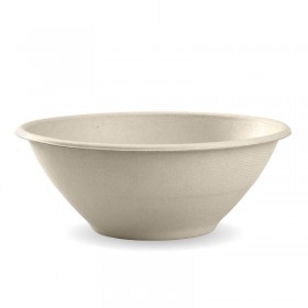 BIOPAK 1,180ML / 40OZ NATURAL BIOCANE BOWL - GST Included