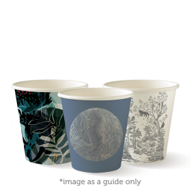 230ML / 6OZ (80MM) ART SERIES SINGLE WALL BIOCUP - GST Included