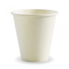280ML / 8OZ (90MM) WHITE SINGLE WALL BIOCUP - GST Included