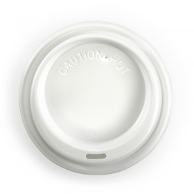 BIOPAK 90MM PS WHITE LARGE LID - GST Included