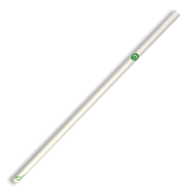 BIOPAK 6MM REGULAR WHITE STRAW