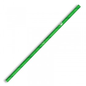 BIOPAK 6MM REGULAR GREEN STRAW