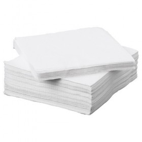 Quilted Dinner Napkin White GT Fold 