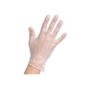 Vinyl Clear Powder Free Glove Small 