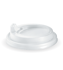 BIOPAK 90MM PS WHITE LARGE SIPPER LID - GST Included